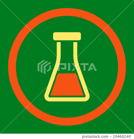 Flask Rounded Vector Icon 20468240