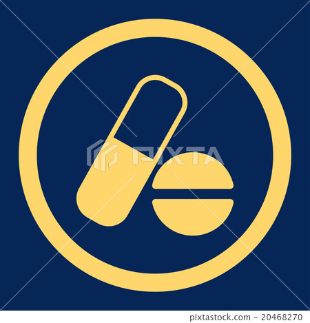 Medication Rounded Vector Icon Medication Rounded Vector Icon 20468270