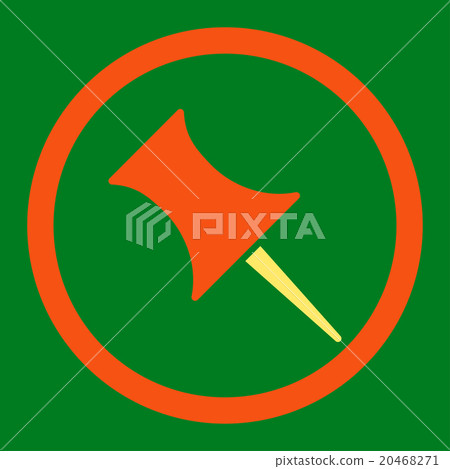 Pin Rounded Vector Icon Pin Rounded Vector Icon 20468271