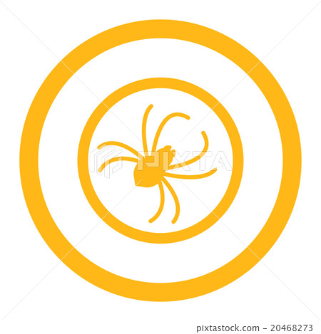 Spider Rounded Vector Icon Spider Rounded Vector Icon 20468273