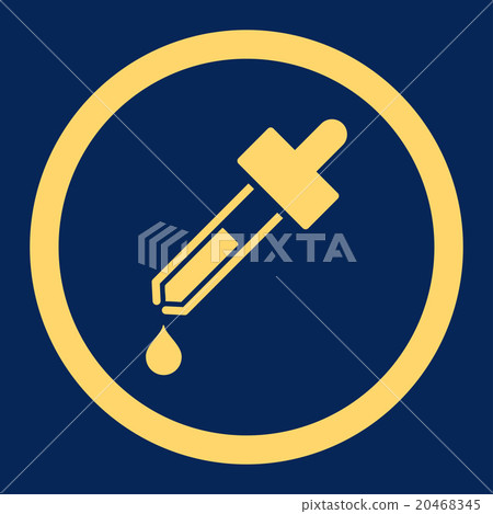 Dropper Rounded Vector Icon Dropper Rounded Vector Icon 20468345