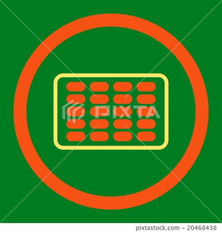 Blister Rounded Vector Icon 20468438