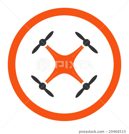 Airdrone Rounded Vector Icon Airdrone Rounded Vector Icon 20468515