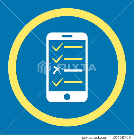 Mobile Test Rounded Vector Icon Mobile Test Rounded Vector Icon 20468709