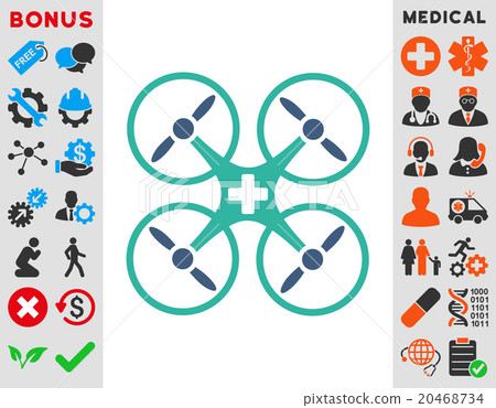 Medical Drone Icon 20468734