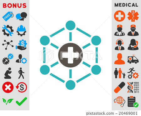 Medical Network Icon 20469001
