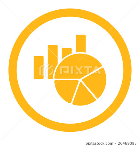 Charts Rounded Vector Icon - Stock Illustration [20469085] - PIXTA