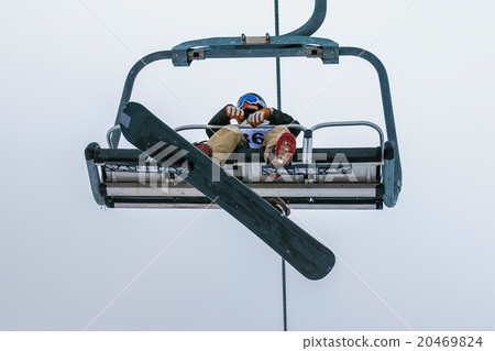 young athlete snowboarder 20469824