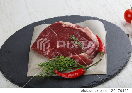 Raw ribeye steak 20470365