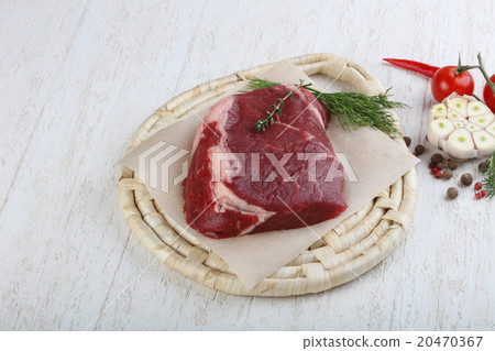 Raw ribeye steak Raw ribeye steak 20470367