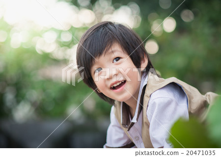Close up of happy asian child 20471035