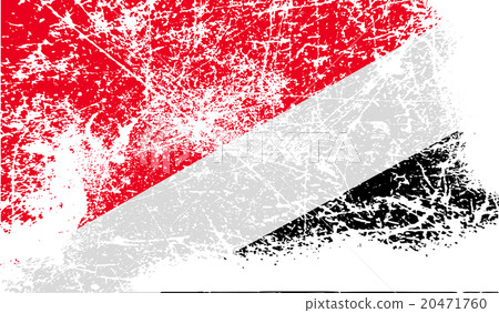 Flag of The Principality Sealand with old texture. Flag of The Principality Sealand with old texture. 20471760