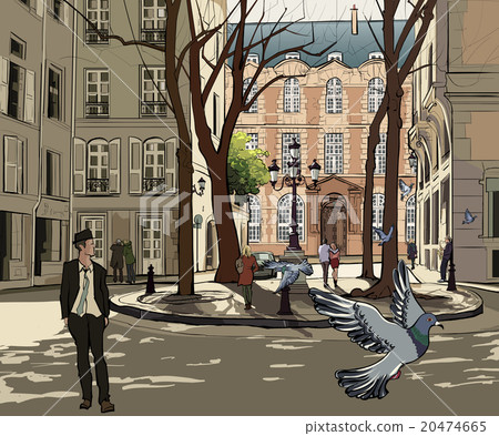 Furstemberg square in paris Furstemberg square in paris 20474665