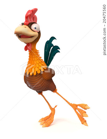 3d illustration rooster 3d illustration rooster 20475560