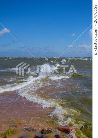 Merger of two seas. Cape Kolka, Latvia. 20476558