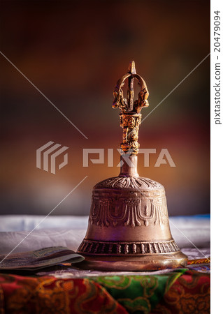 Religious bell in Buddhist monastery 20479094