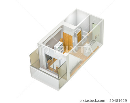 一室公寓滲透 20481629