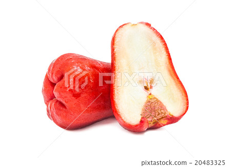 Rose apple fruit isolated on white background Rose apple fruit isolated on white background 20483325