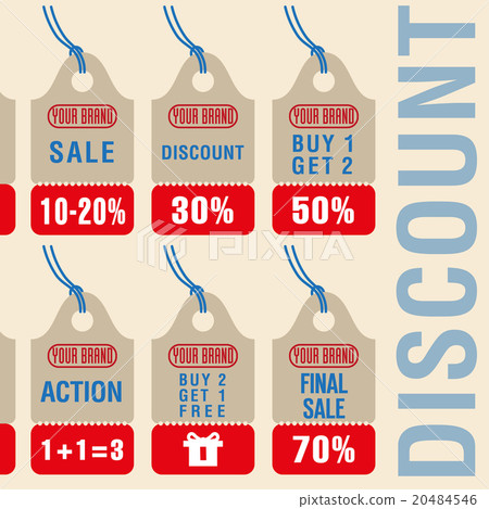 Sale discount labels set Sale discount labels set 20484546