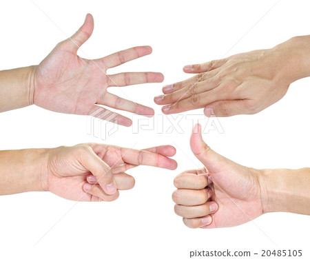 Hands isolated in white background Hands isolated in white background 20485105
