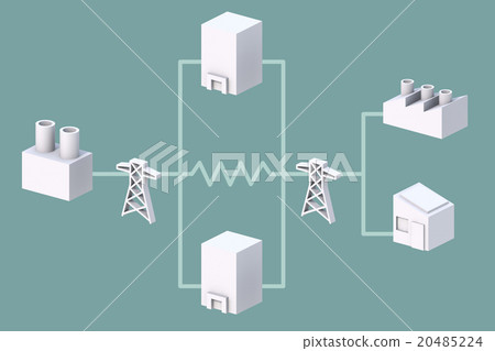 Illustration of the power grid 20485224