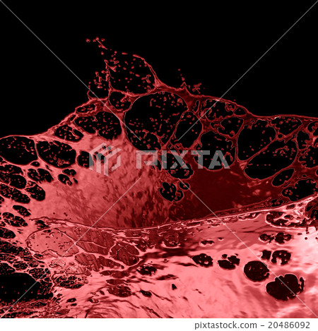 Ketchup, Blood, Red liquid Splashing. Ketchup, Blood, Red liquid Splashing. 20486092