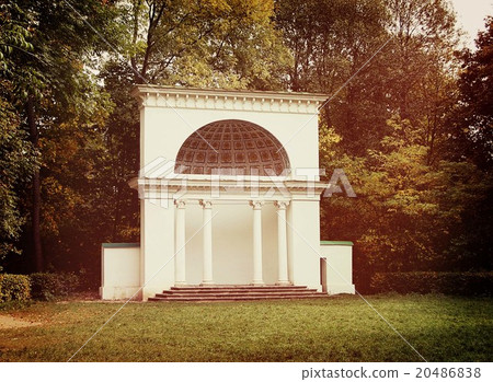 White rotunda in the park White rotunda in the park 20486838