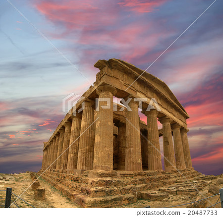 Ancient Greek temple of Concordia, Sicily 20487733