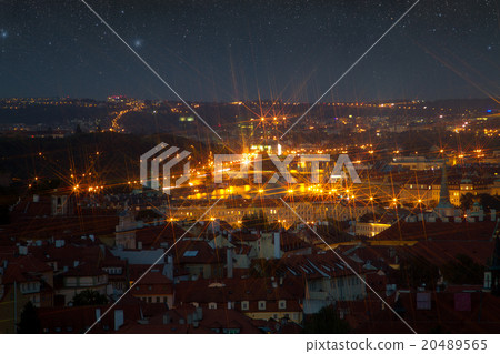 Prague at night. 20489565