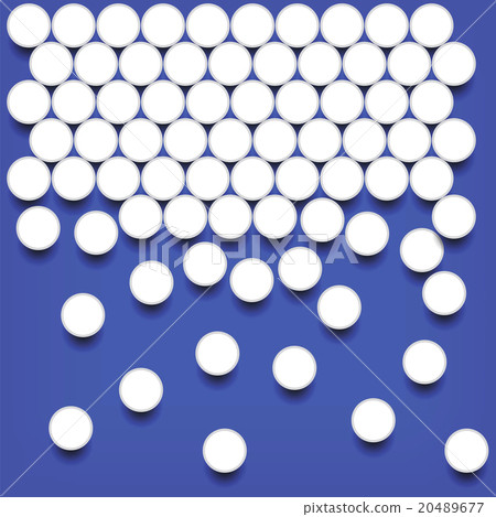 Set of White Pills Set of White Pills 20489677