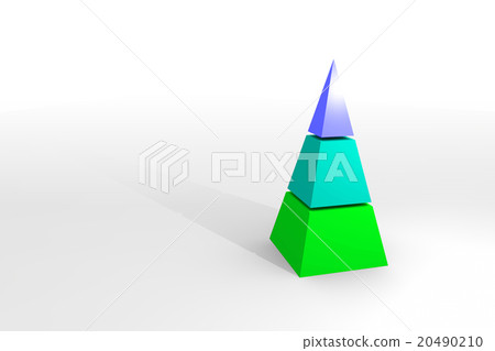 可用於多種用途的三維金字塔。 20490210