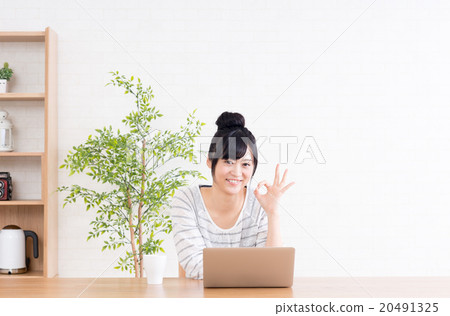 A young lady (personal computer) A young lady (personal computer) 20491325