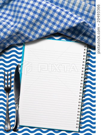 Seafood - Notebook with Blue Waves 20493366