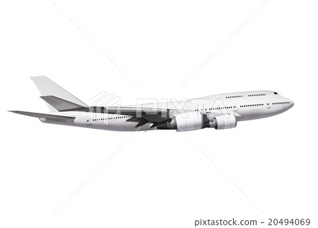 commercial airplane with path 20494069