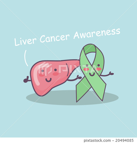 Liver cancer awareness concept Liver cancer awareness concept 20494085