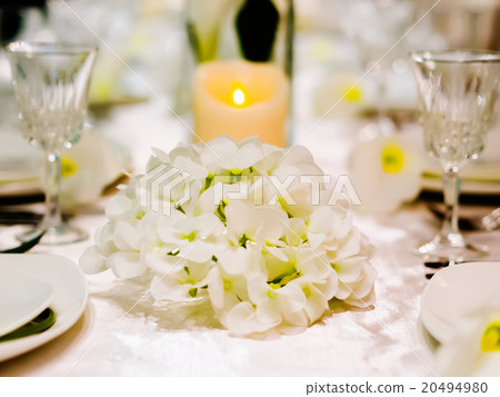 Beautiful table setting. Shallow DOF 20494980