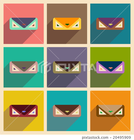 Modern flat icons vector collection with shadow Modern flat icons vector collection with shadow 20495909