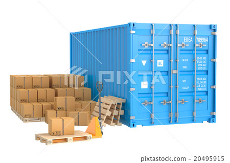 Cargo shipping concept Cargo shipping concept 20495915