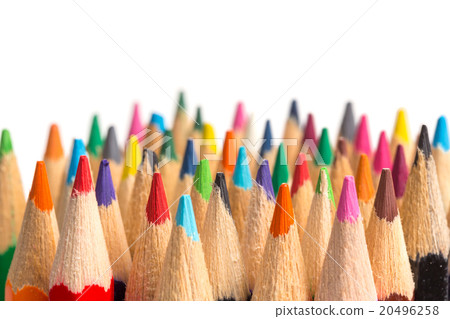 Colour pencils isolated on white 20496258