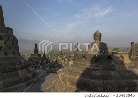 Borobudur temple complex in Indonesia Borobudur temple complex in Indonesia 20498040