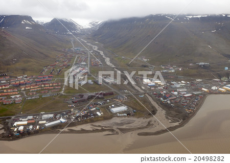 View over Longyearbyen from above,Svalbard, Norway View over Longyearbyen from above,Svalbard, Norway 20498282