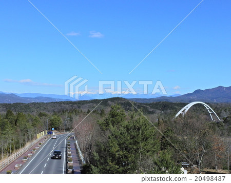 從岐阜縣土岐市中央阿爾卑斯山的視圖 20498487