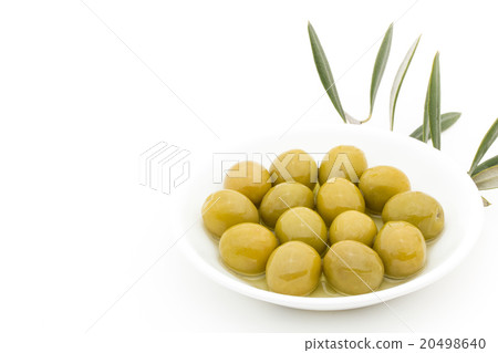 Green olives: Green Olive 20498640