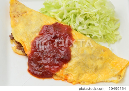 Meat omelette 20499364