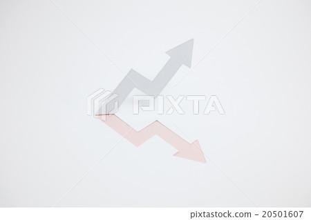 銷量增加/增加的圖像（* A，粉紅色） 20501607