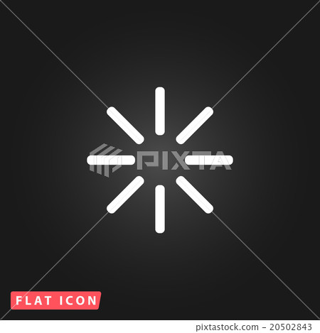 Waiting flat icon 20502843