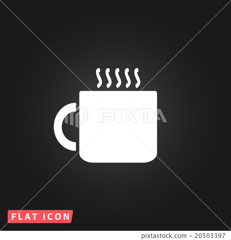 Tea cup flat icon Tea cup flat icon 20503397