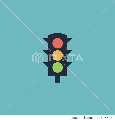 Simple Traffic light - Stock Illustration [20503502] - PIXTA