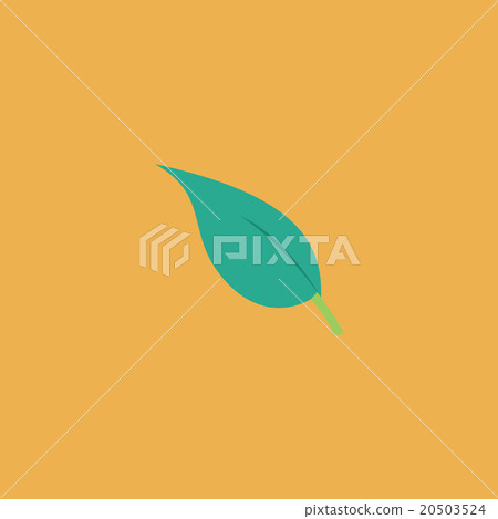 Leaf flat icon Leaf flat icon 20503524