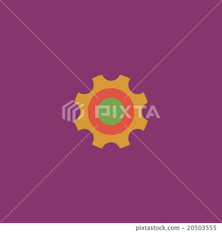 Bearing flat icon Bearing flat icon 20503555